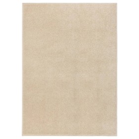 Tappeto a Pelo Corto 140x200 cm Beige