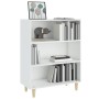 Credenza Bianca 69,5x32,5x90 cm in Legno Multistrato