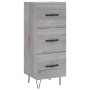 Credenza Grigio Sonoma 34,5x34x90 cm in Legno Multistrato