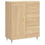 Credenza Rovere Sonoma 69,5x34x90 cm in Legno Multistrato