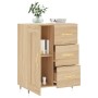 Credenza Rovere Sonoma 69,5x34x90 cm in Legno Multistrato