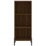 Credenza Rovere Marrone 34,5x32,5x90 cm in Legno Multistrato