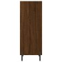 Credenza Rovere Marrone 34,5x32,5x90 cm in Legno Multistrato