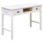 Tavolo Consolle Bianco Anticato 110x45x76 cm in Legno