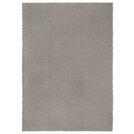 Tappeto Rettangolare Grigio 200x300 cm in Cotone