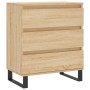 Credenza Rovere Sonoma 60x35x70 cm in Legno Multistrato