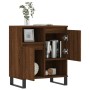 Credenza Rovere Marrone 60x35x70 cm in Legno Multistrato