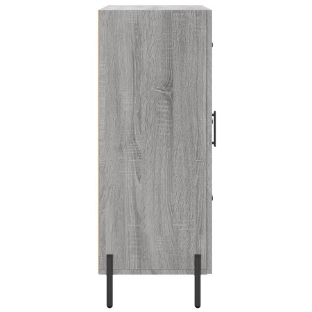 Credenza Grigio Sonoma 69,5x34x90 cm in Legno Multistrato