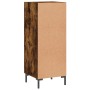 Credenza Rovere Fumo 34,5x34x90 cm in Legno Multistrato