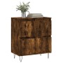 Credenza Rovere Fumo 60x35x70 cm in Legno Multistrato