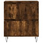 Credenza Rovere Fumo 60x35x70 cm in Legno Multistrato