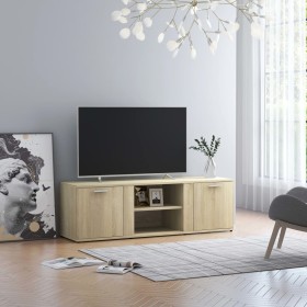 Mobile Porta TV Rovere Sonoma 120x34x37 cm in Legno Multistrato