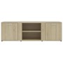 Mobile Porta TV Rovere Sonoma 120x34x37 cm in Legno Multistrato