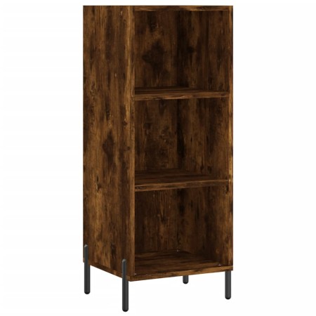 Credenza Rovere Fumo 34,5x32,5x90 cm in Legno Multistrato