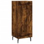 Credenza Rovere Fumo 34,5x34x90 cm in Legno Multistrato