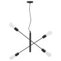 Lampada da Soffitto con Lampadine 2 W Nero E27