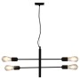 Lampada da Soffitto con Lampadine 2 W Nero E27