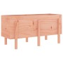 Fioriera Rialzata Giardino 121x50x57 cm Legno Massello Douglas