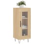 Credenza Rovere Sonoma 34,5x34x90 cm in Legno Multistrato