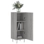 Credenza Grigio Sonoma 34,5x34x90 cm in Legno Multistrato