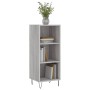 Credenza Grigio Sonoma 34,5x32,5x90 cm in Legno Multistrato