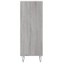 Credenza Grigio Sonoma 34,5x32,5x90 cm in Legno Multistrato