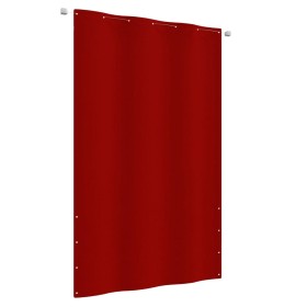 Paravento per Balcone Rosso 140x240 cm in Tessuto Oxford