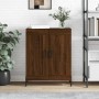 Credenza Rovere Marrone 69,5x34x90 cm in Legno Multistrato