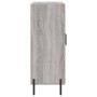 Credenza Grigio Sonoma 69,5x34x90 cm in Legno Multistrato