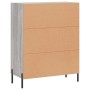 Credenza Grigio Sonoma 69,5x34x90 cm in Legno Multistrato