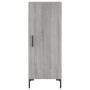 Credenza Grigio Sonoma 34,5x34x90 cm in Legno Multistrato