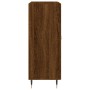 Credenza Rovere Marrone 69,5x34x90 cm in Legno Multistrato