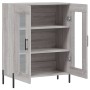 Credenza Grigio Sonoma 69,5x34x90 cm in Legno Multistrato