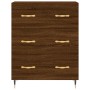 Credenza Rovere Marrone 69,5x34x90 cm in Legno Multistrato