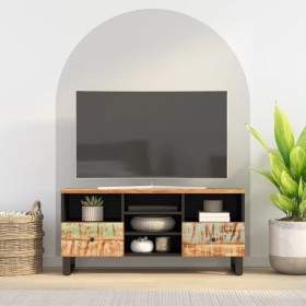 Mobile TV 100x33x46cm Legno Massello Recupero Legno Multistrato