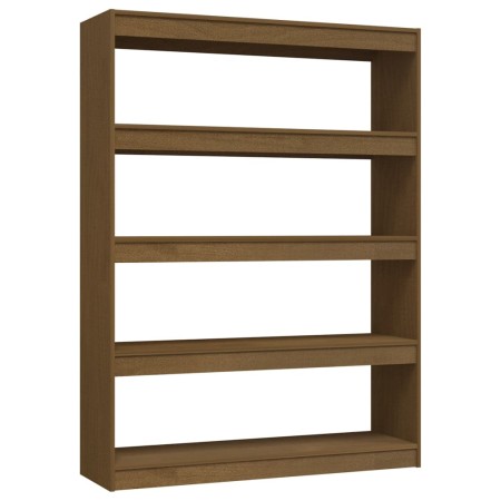 Libreria/Divisorio Marrone Miele 100x30x135,5 cm Legno di Pino