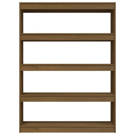 Libreria/Divisorio Marrone Miele 100x30x135,5 cm Legno di Pino