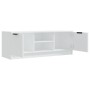 Mobile Porta TV Bianco 102x35x36,5 cm in Legno Multistrato