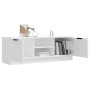 Mobile Porta TV Bianco 102x35x36,5 cm in Legno Multistrato