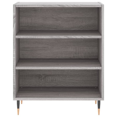 Credenza Grigio Sonoma 57x35x70 cm in Legno Multistrato