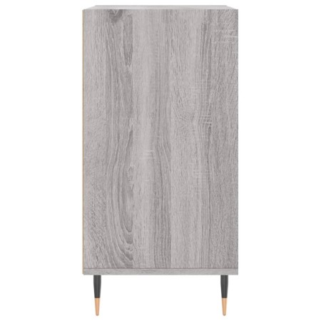 Credenza Grigio Sonoma 57x35x70 cm in Legno Multistrato