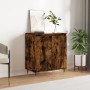 Credenza Rovere Fumo 60x35x70 cm in Legno Multistrato