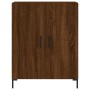 Credenza Rovere Marrone 69,5x34x90 cm in Legno Multistrato