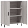 Credenza Grigio Sonoma 69,5x34x90 cm in Legno Multistrato