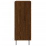 Credenza Rovere Marrone 69,5x34x90 cm in Legno Multistrato