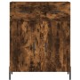 Credenza Rovere Fumo 69,5x34x90 cm in Legno Multistrato