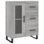 Credenza Grigio Sonoma 69,5x34x90 cm in Legno Multistrato