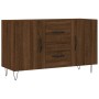 Credenza Rovere Marrone 100x36x60 cm in Legno Multistrato