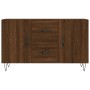 Credenza Rovere Marrone 100x36x60 cm in Legno Multistrato