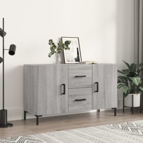 Credenza Grigio Sonoma 100x36x60 cm in Legno Multistrato